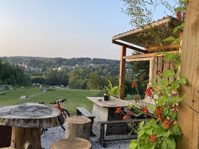 Terras en outdoor kampbeleving op Wanyi Park