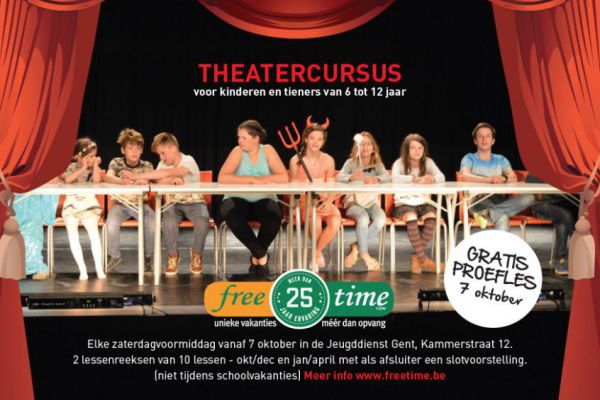 Theatercursus 2017-2018 voor kinderen van 6 tot 12 jaar